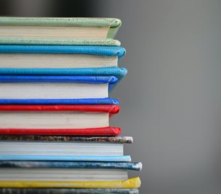 New Image Stacked books