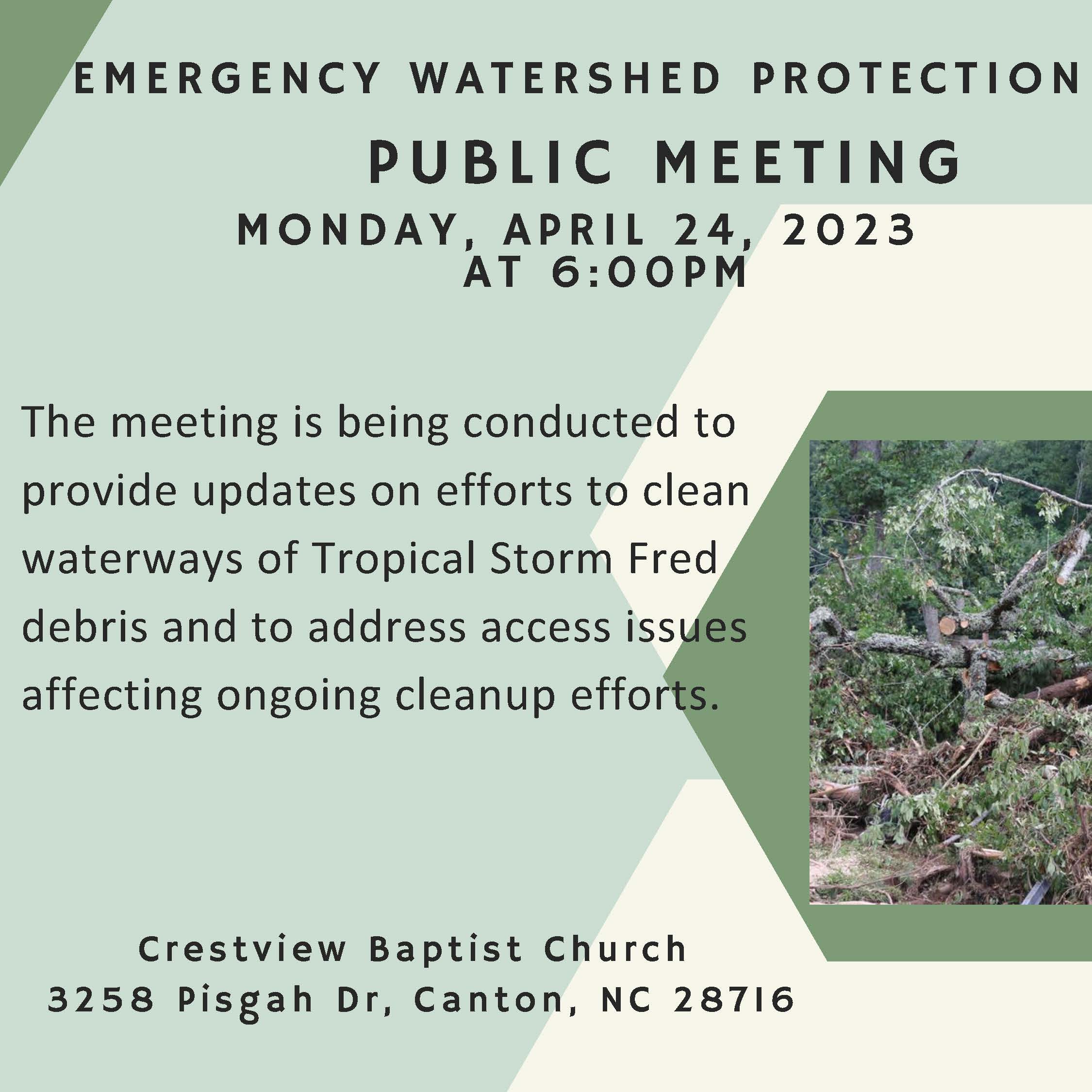 Emergency Watershed Protection Meeting 4-24-23